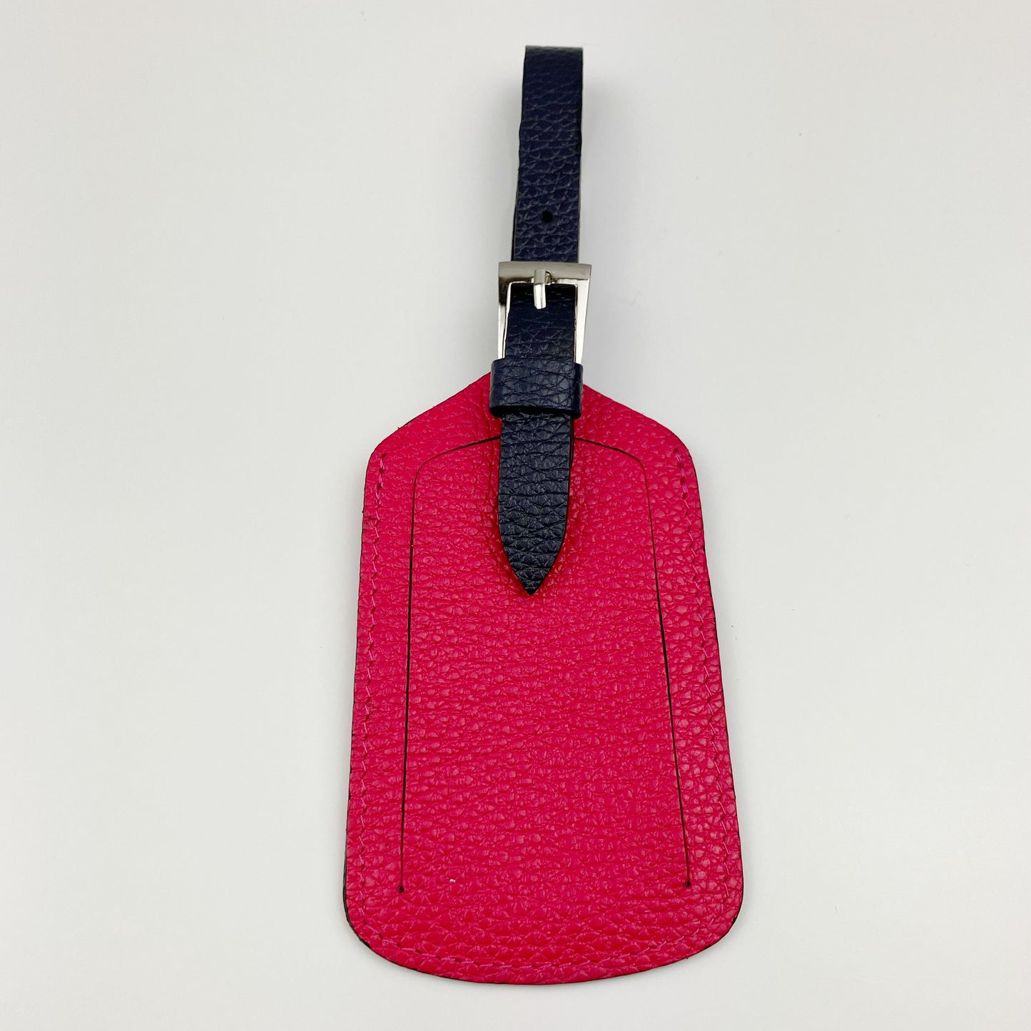 Multi Colour Leather Luggage Tag