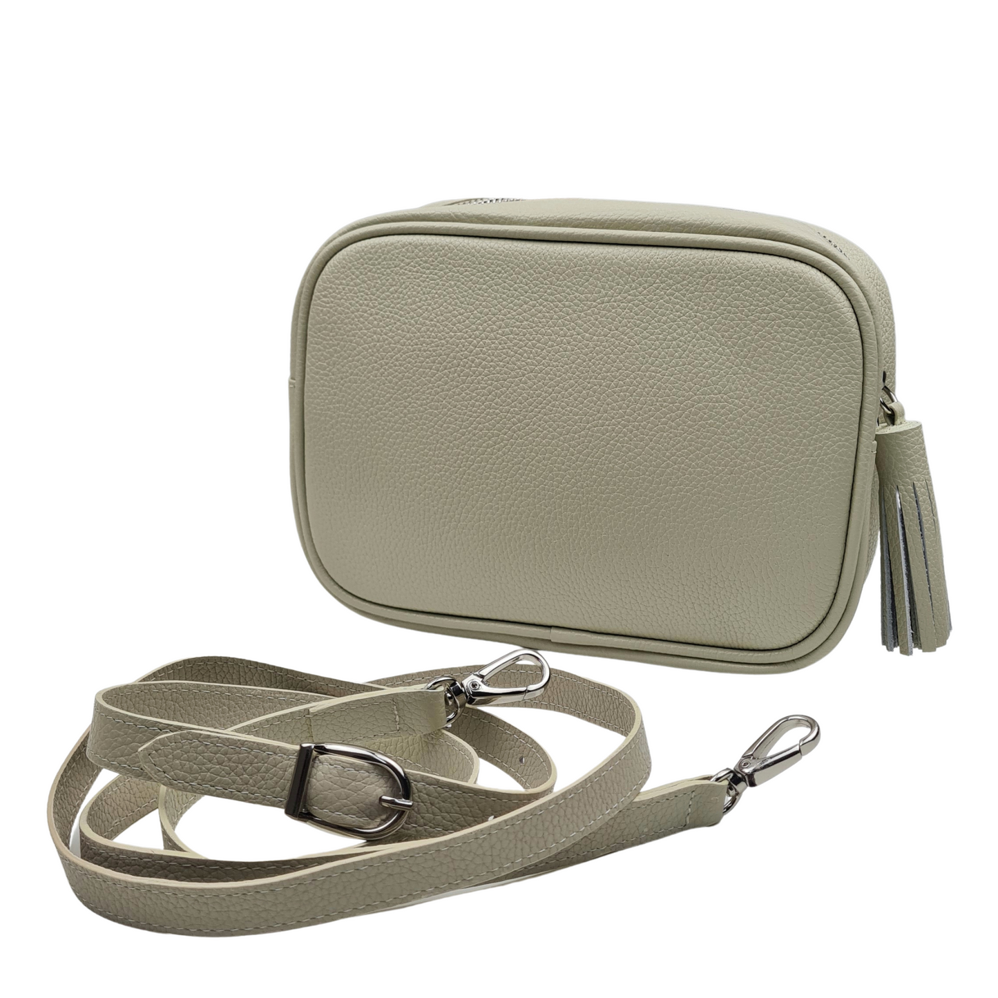 Crossbody Camera Bag with Patterned Strap Set