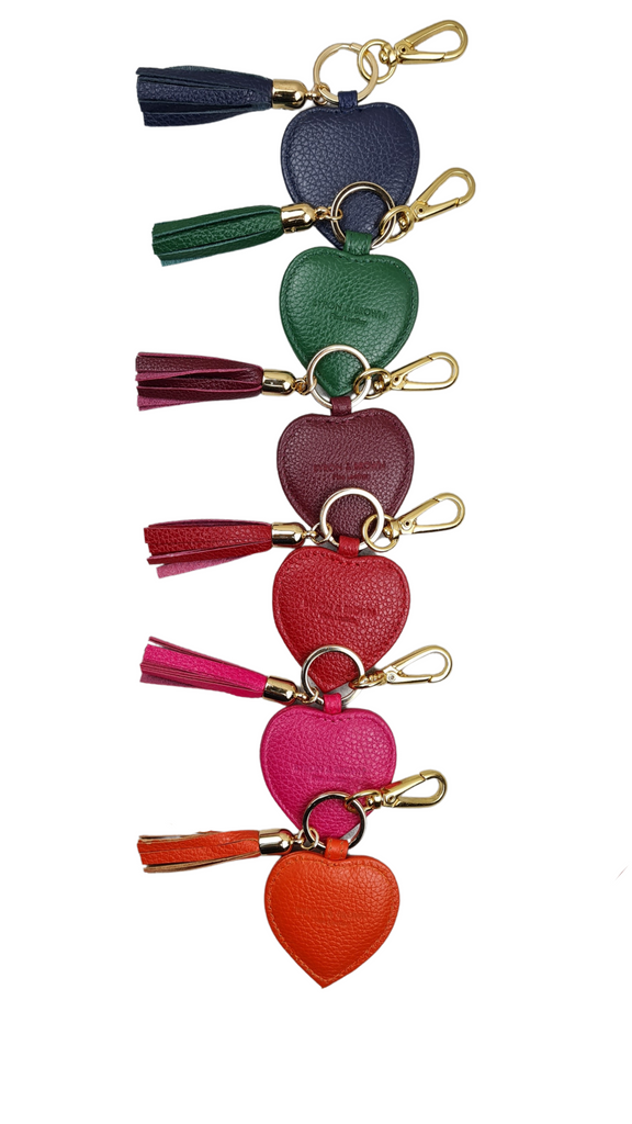 Smooth Nappa Leather Heart Key Ring – Byron & Brown