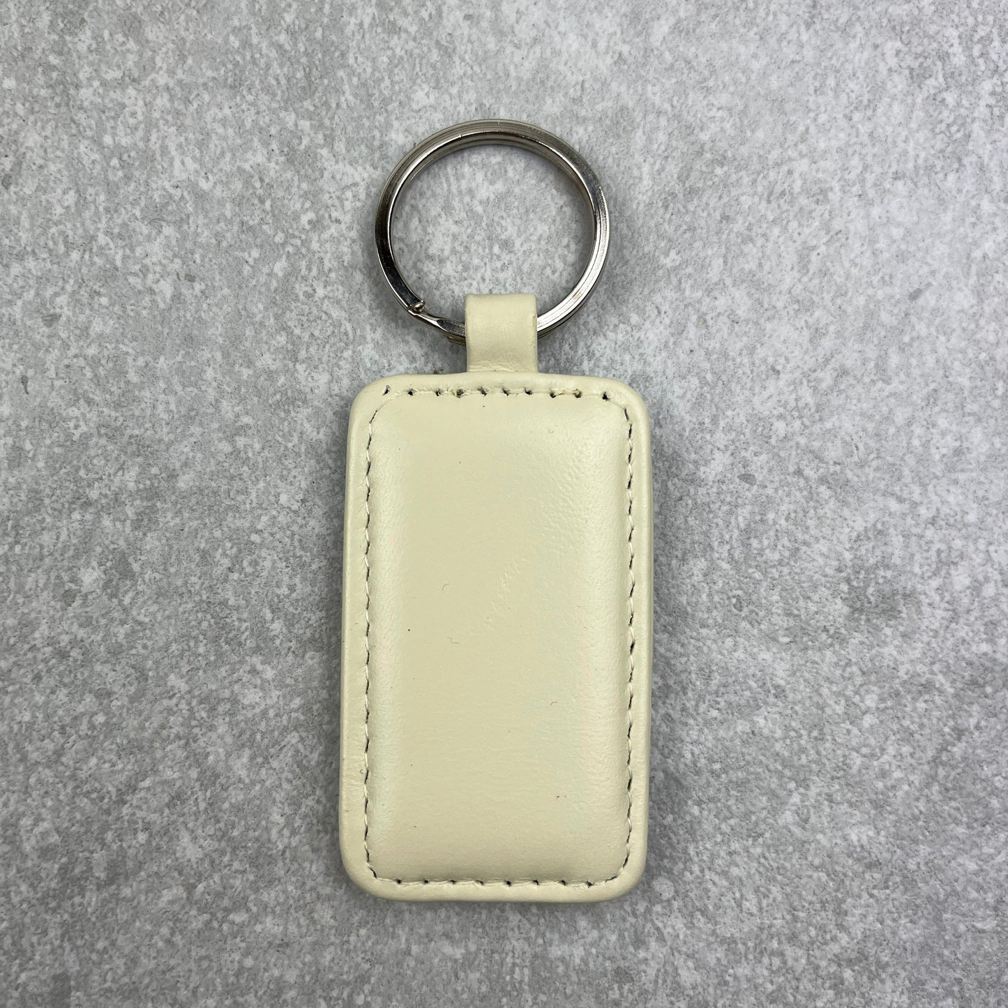 Smooth Nappa Leather Rectangular Keyring