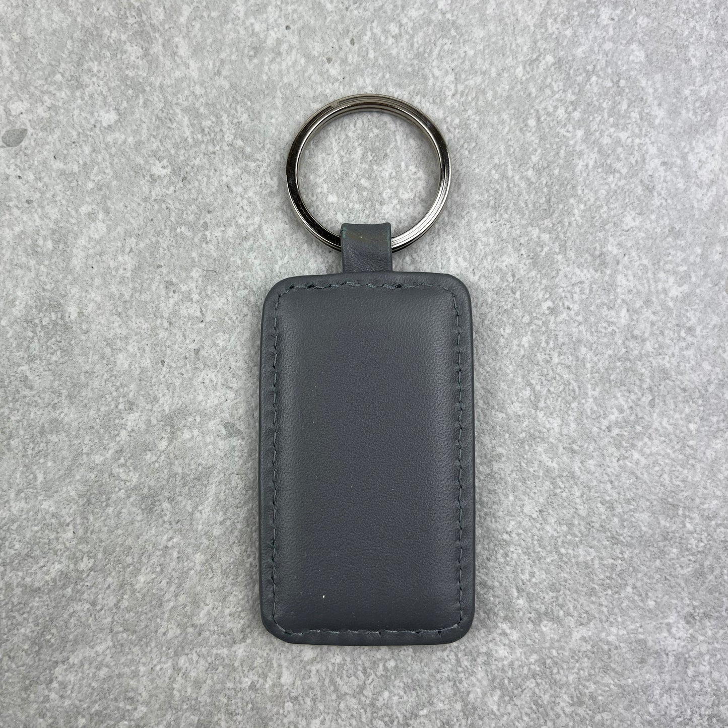 Smooth Nappa Leather Rectangular Keyring