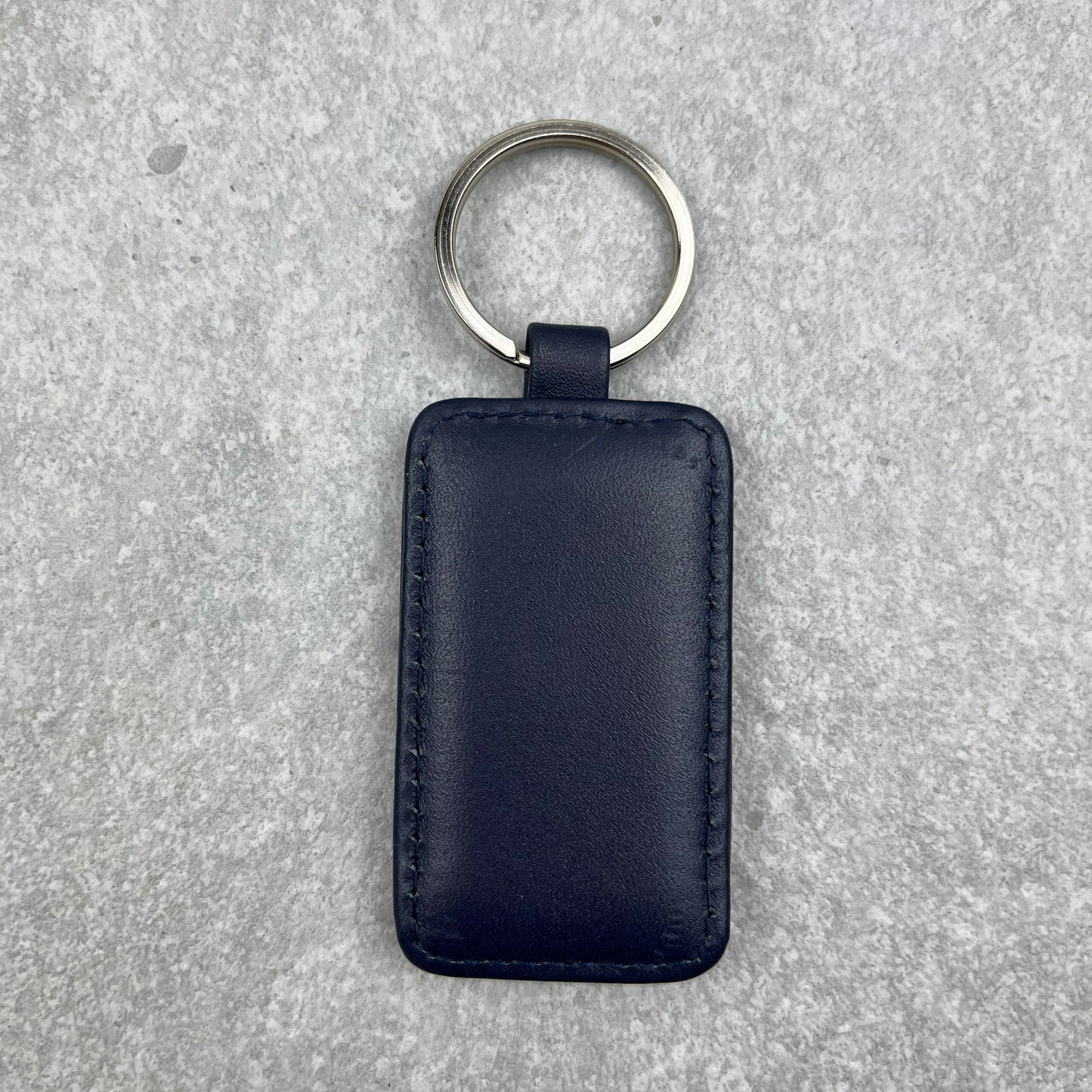 Smooth Nappa Leather Rectangular Keyring