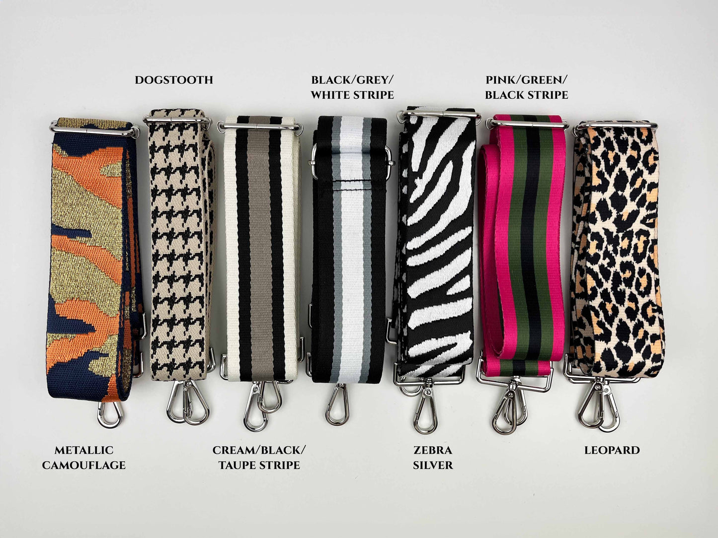 Crossbody Camera Bag with Patterned Strap Set