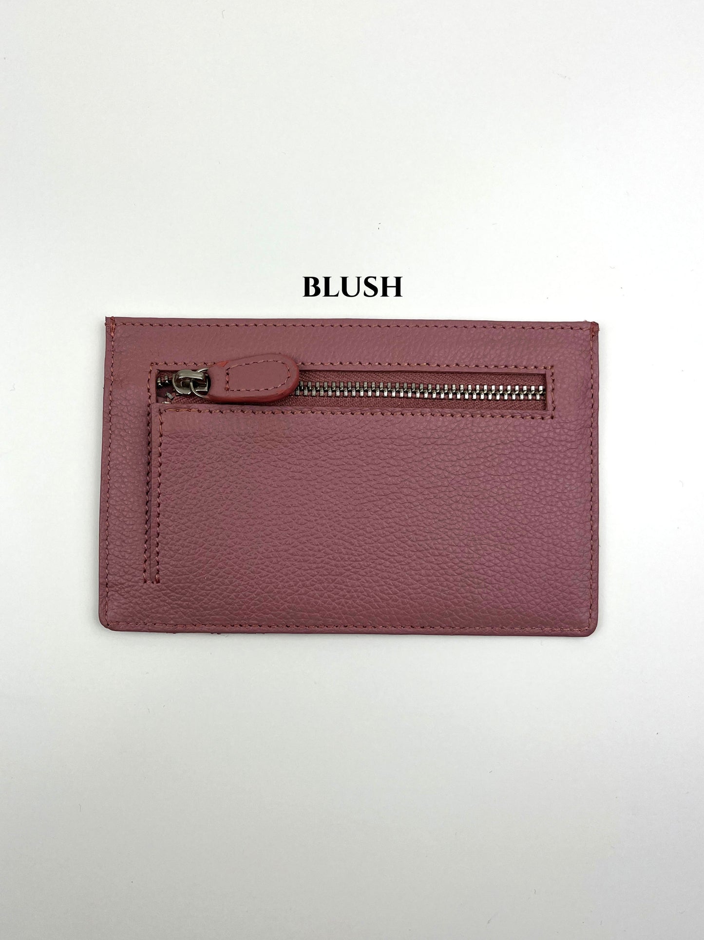 Card Holder with Zip Pocket