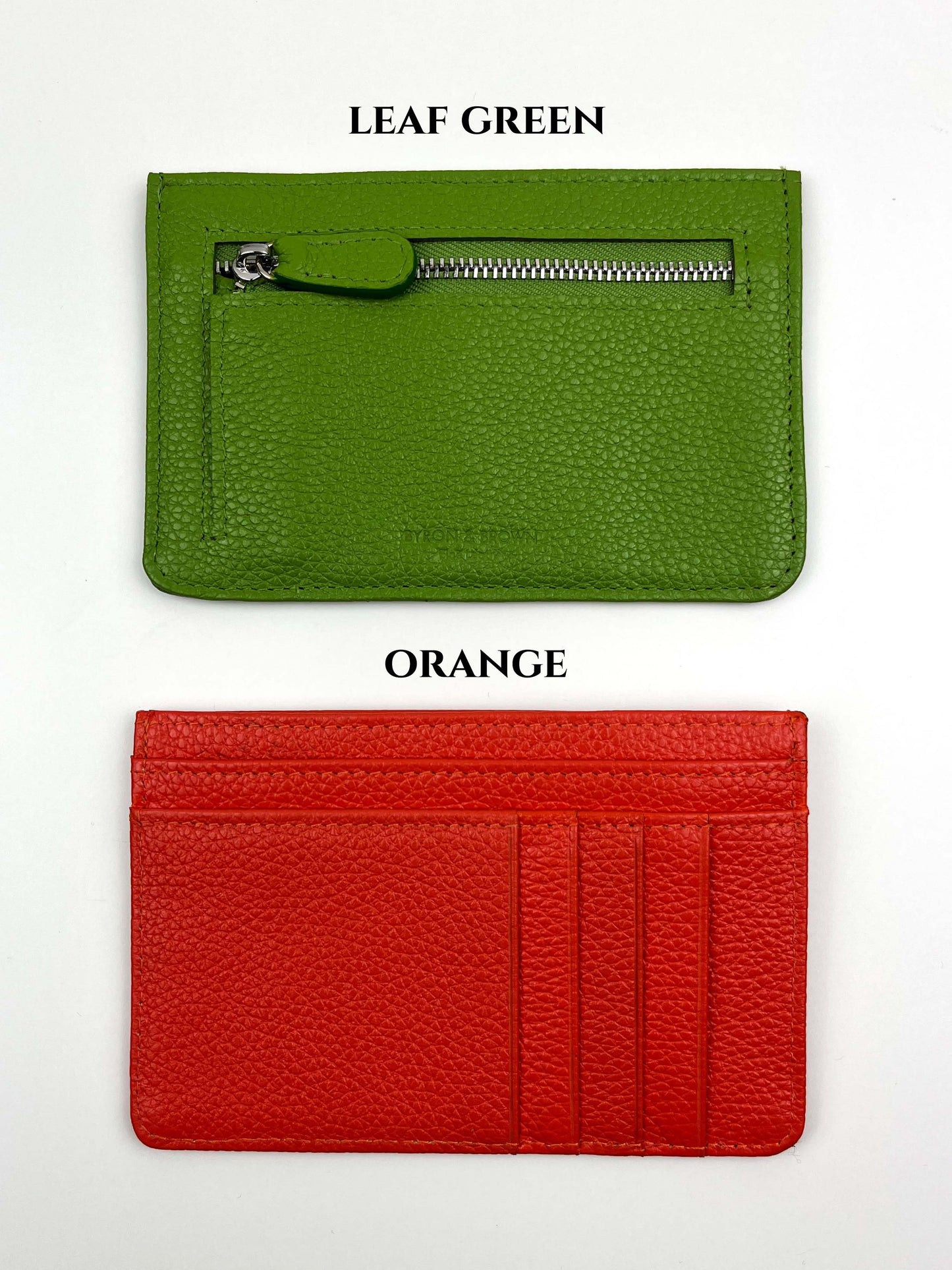 Card Holder with Zip Pocket