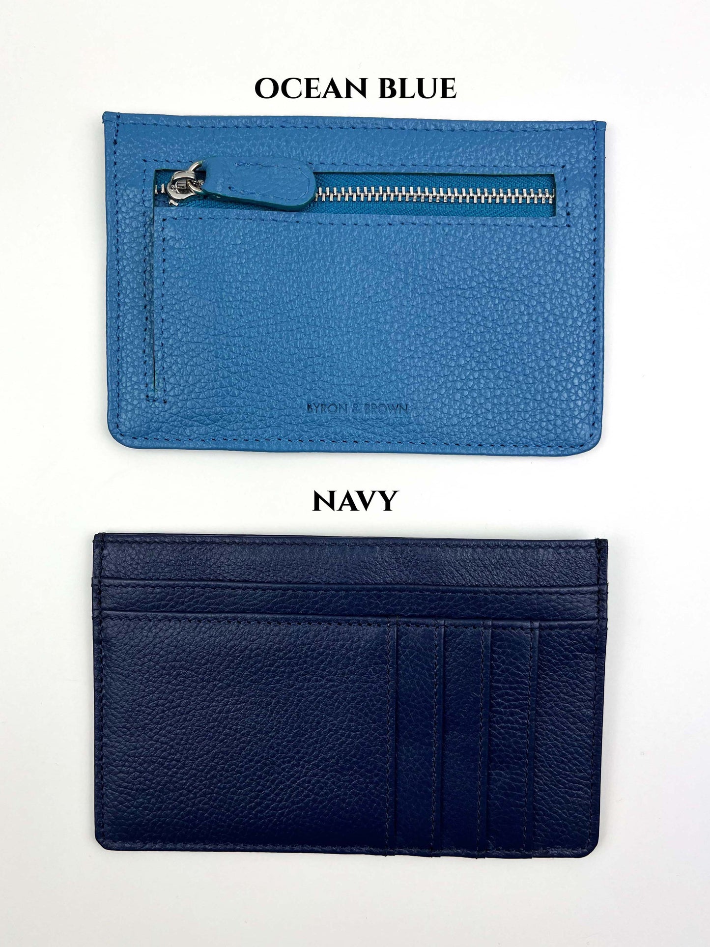 Card Holder with Zip Pocket