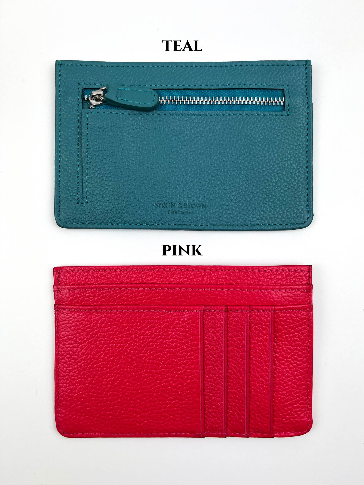 Card Holder with Zip Pocket