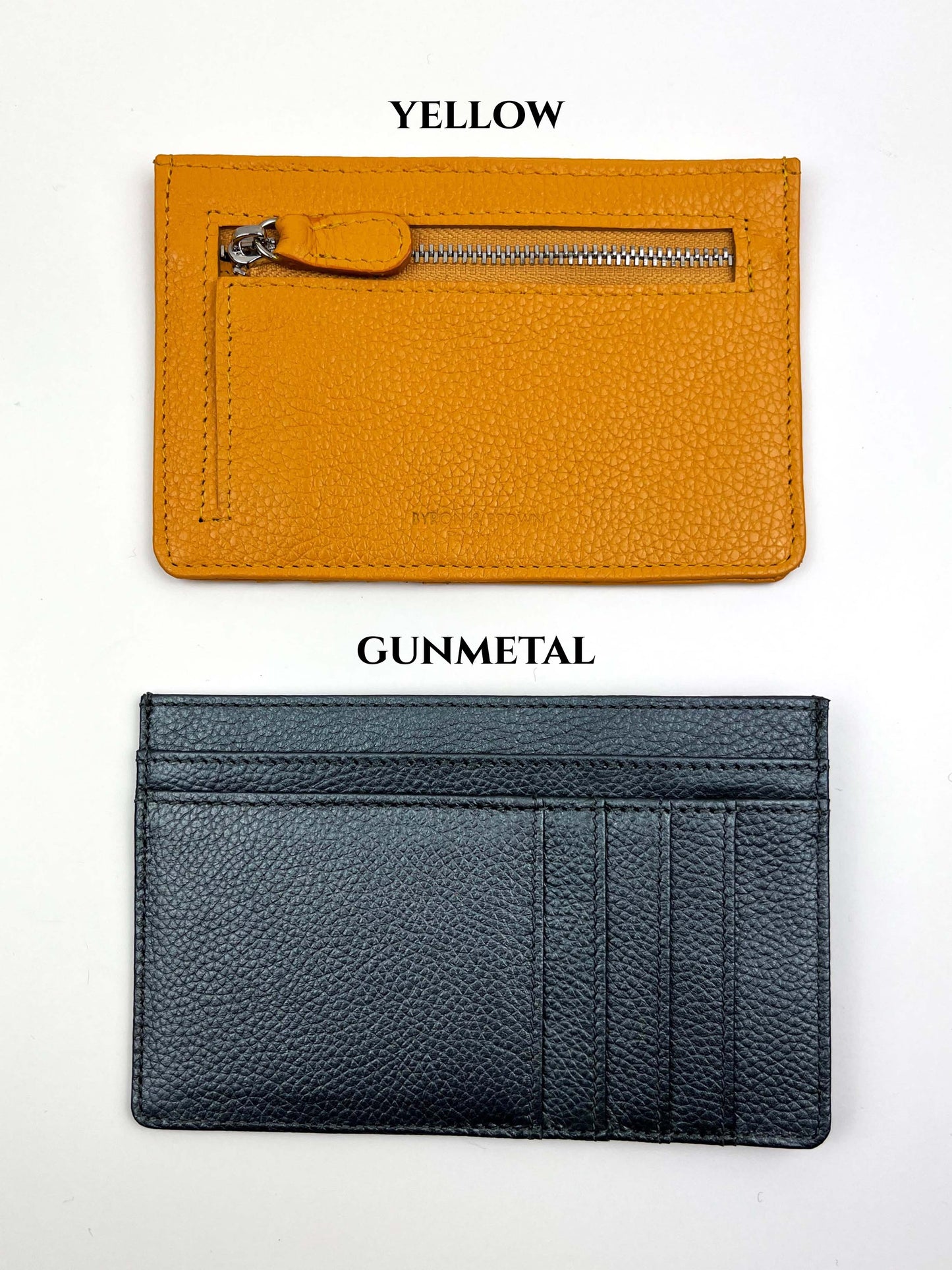 Card Holder with Zip Pocket