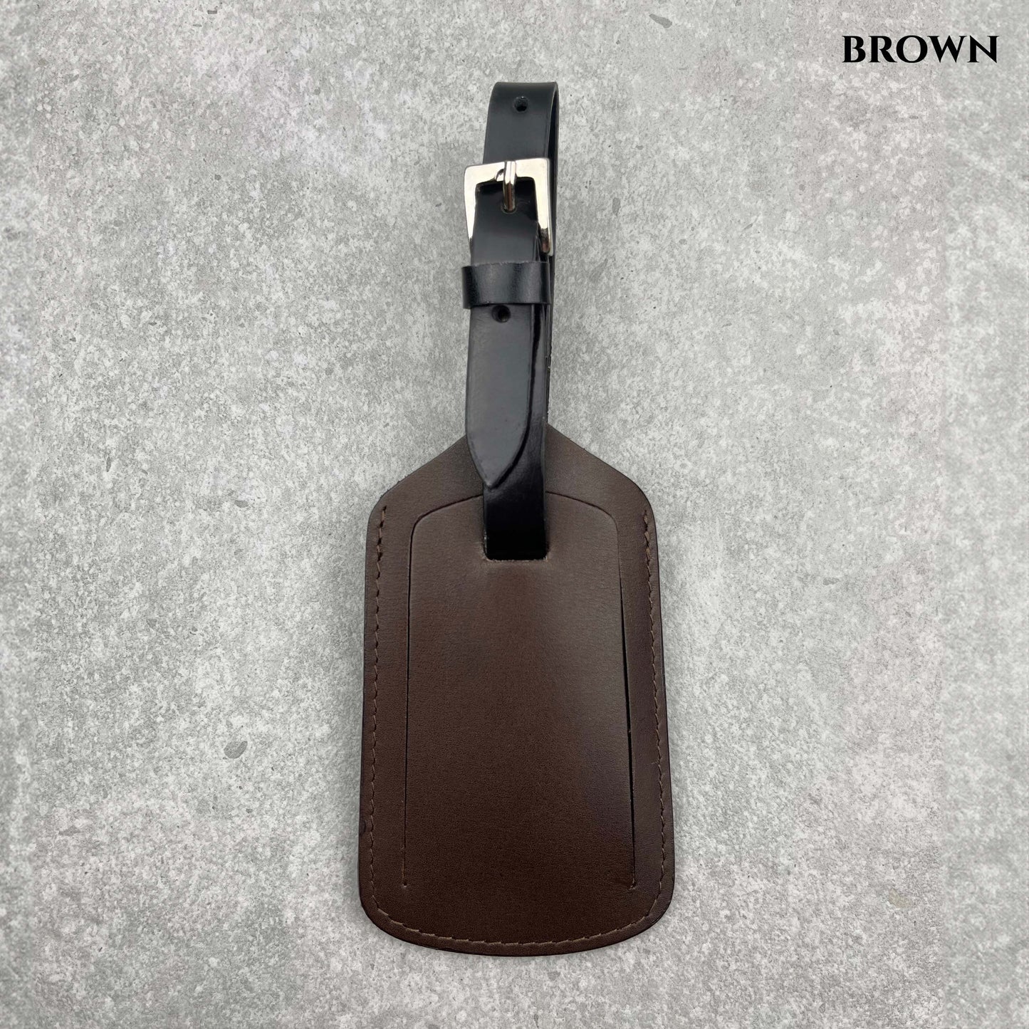 Limited Edition Smooth Leather Luggage Tag