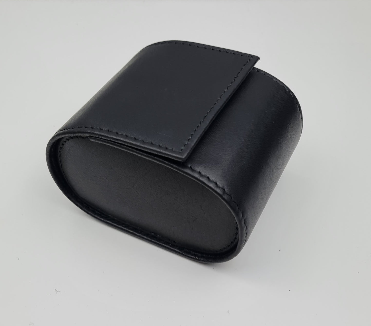 Black Leather Watch Case