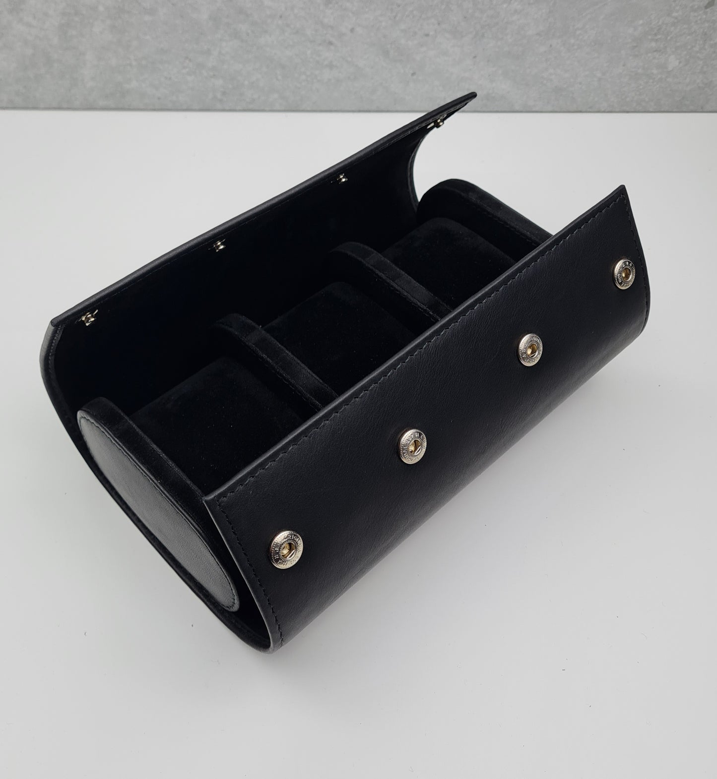 Soft Leather Triple Watch Case
