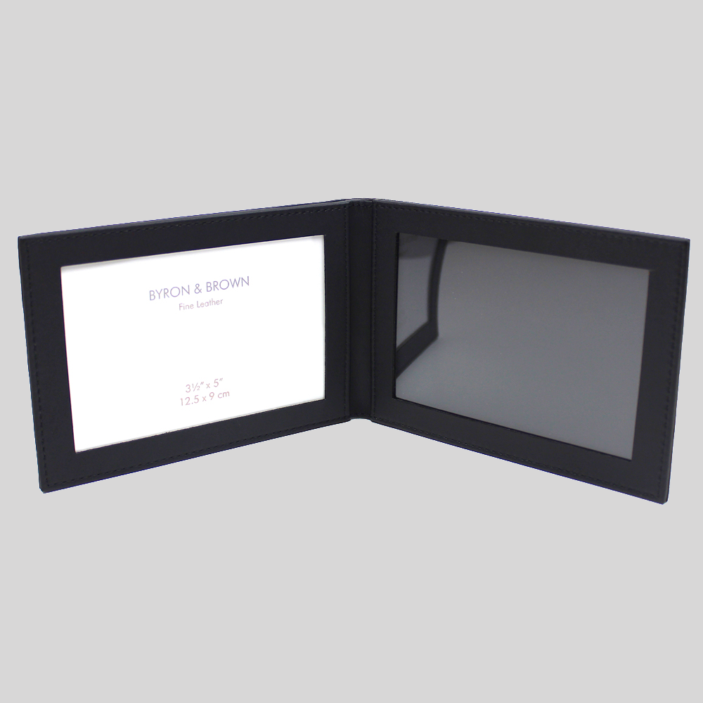 Leather Folding Travel Picture Frame