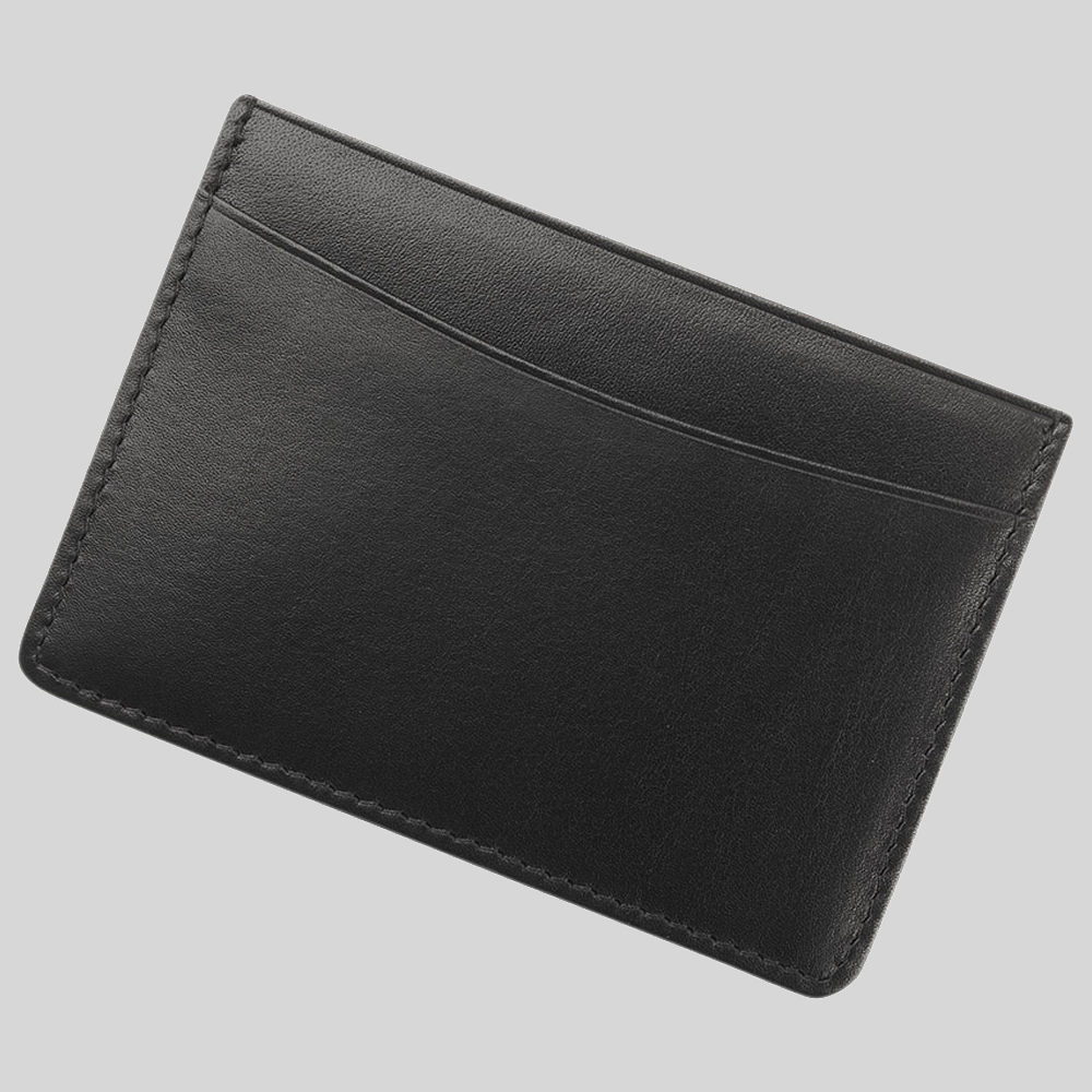soft leather 3 card holder