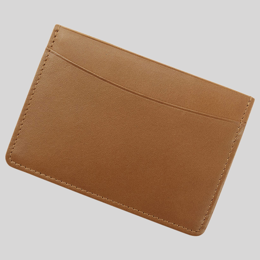 soft leather 3 card holder