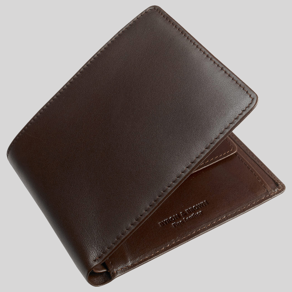 Classic Leather 4 Card & Coin Pocket Wallet