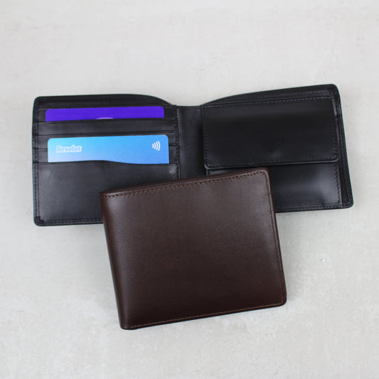 Classic Leather 4 Card & Coin Pocket Wallet