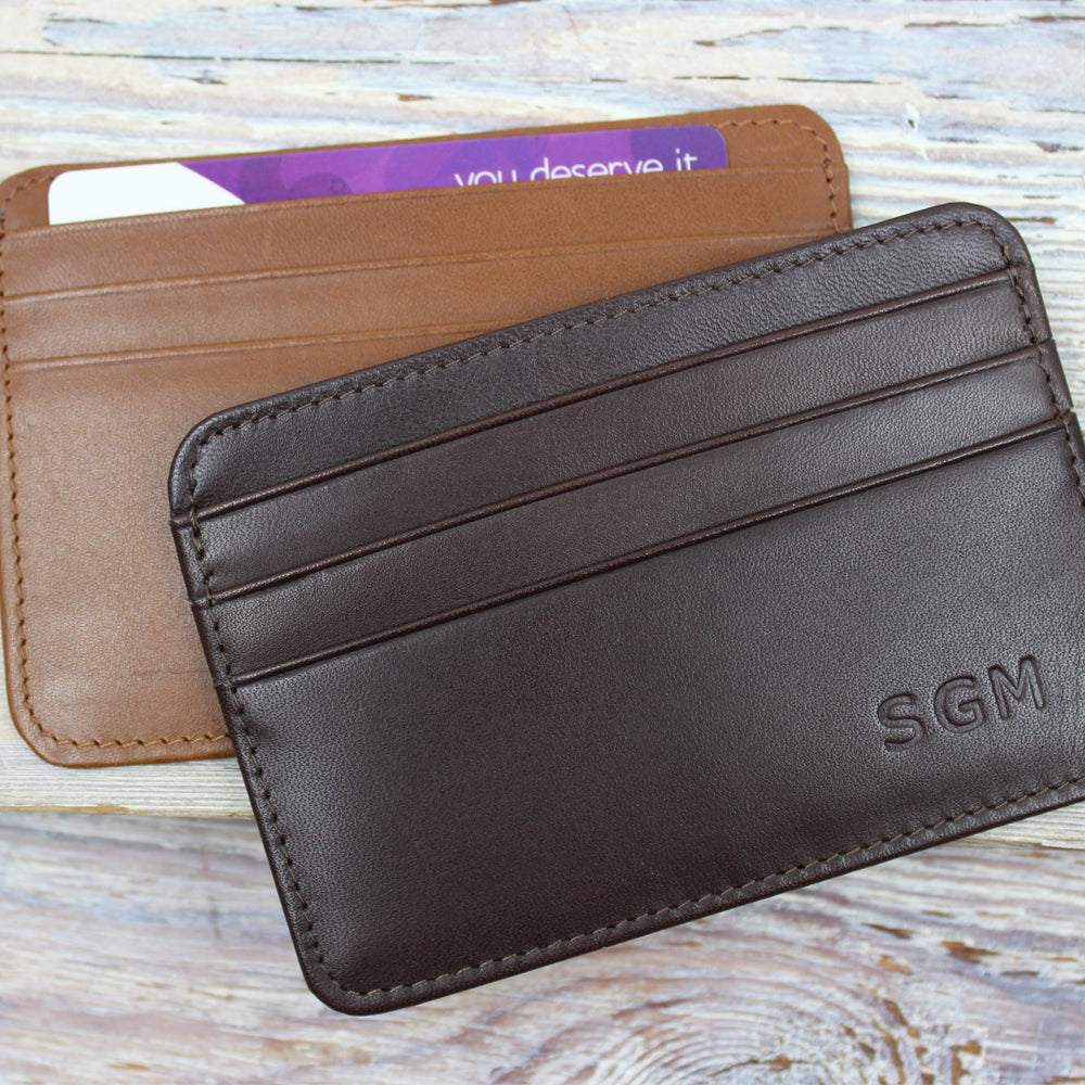 Classic Leather 7 Card Holder