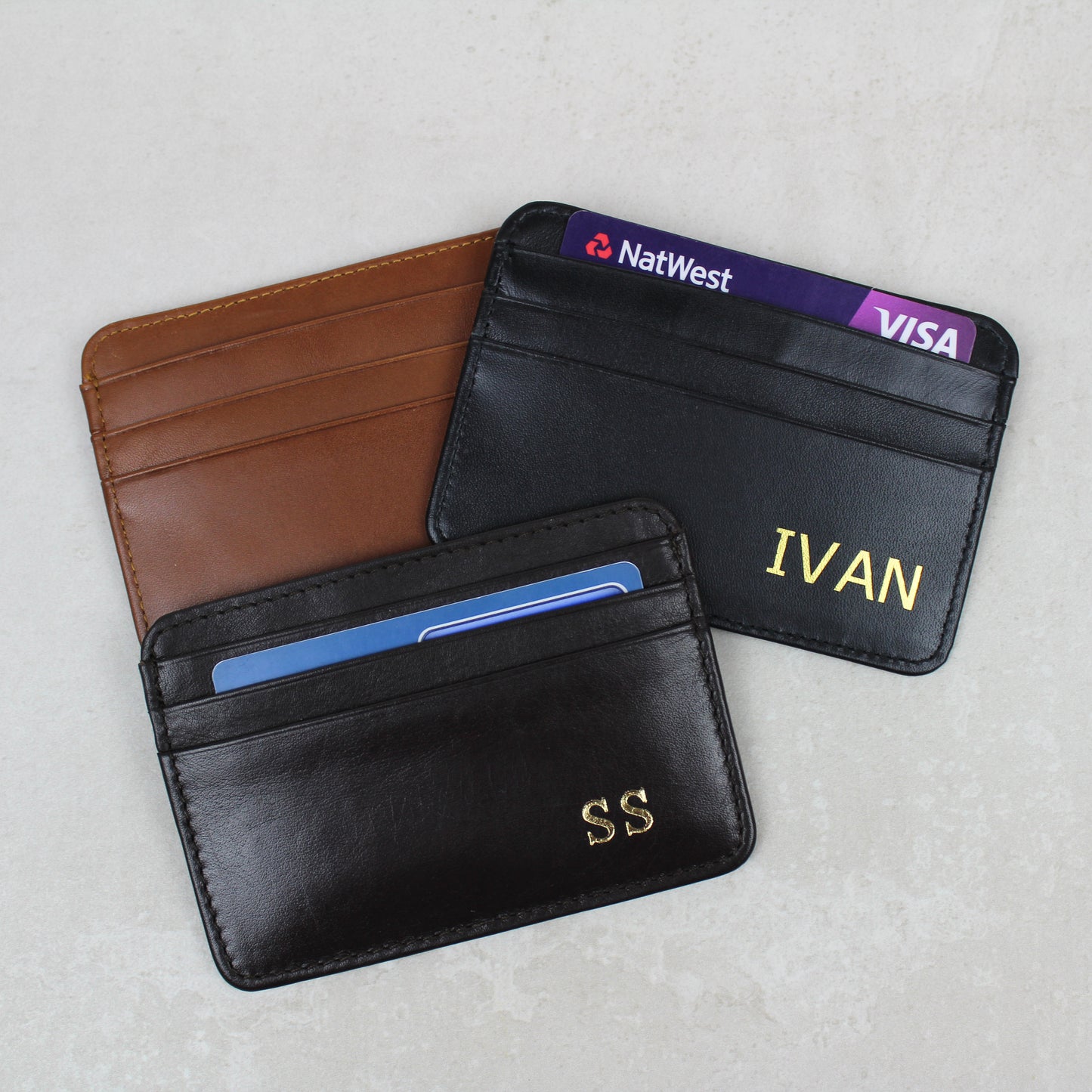 Classic Leather 7 Card Holder
