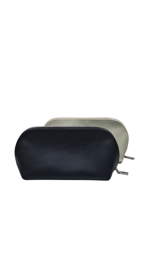 Rosemary Leather Make Up Bag, Brown