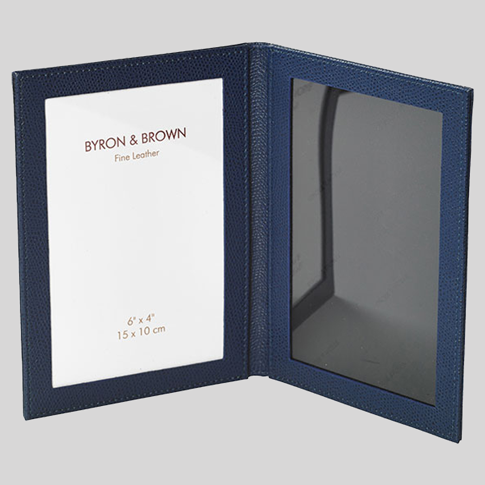Premium Leather Folding Travel Photo Frame