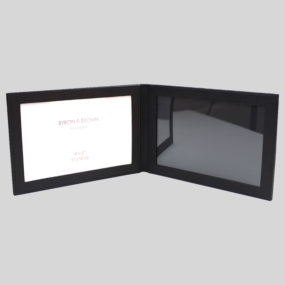 Premium Leather Folding Travel Photo Frame