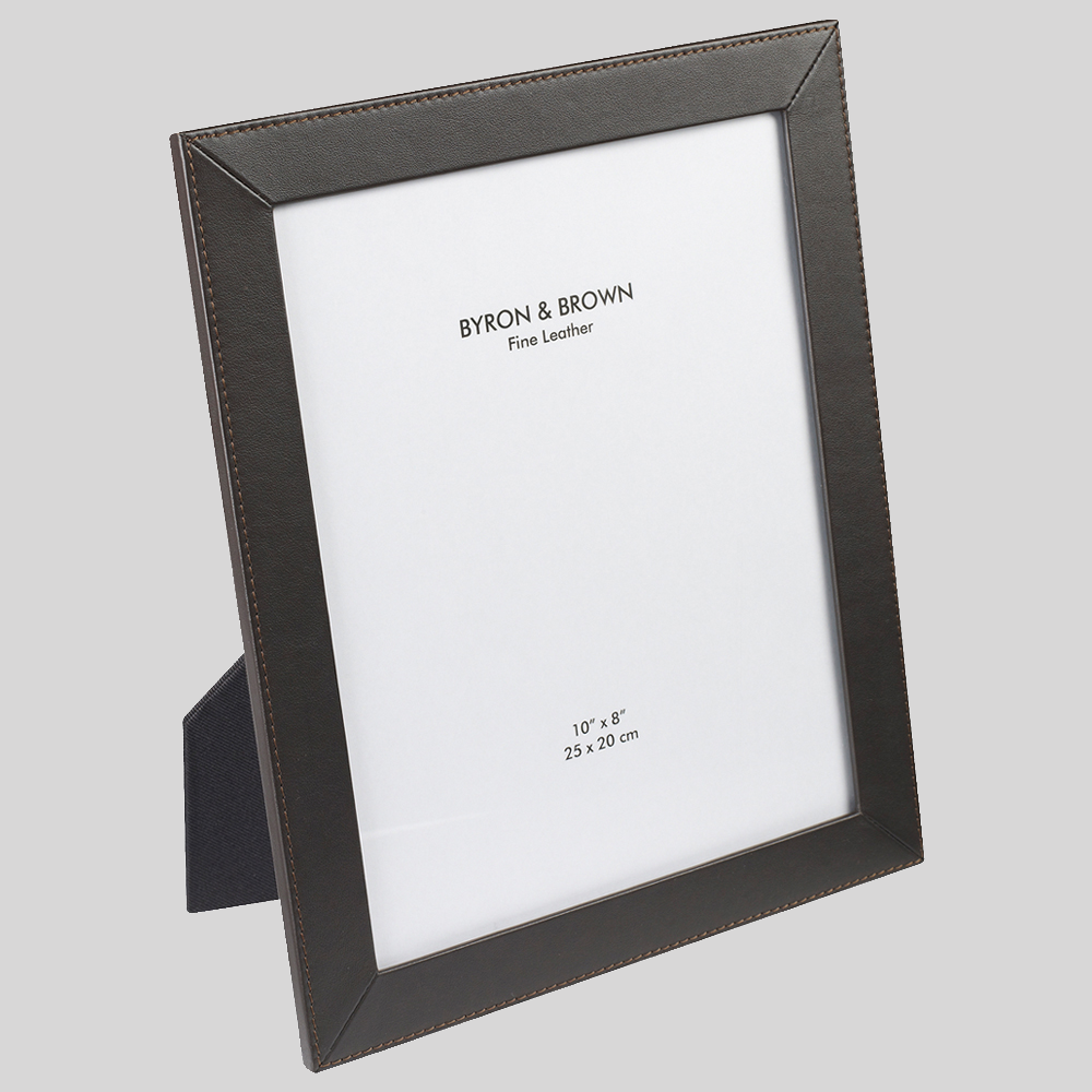 Slim Classic Leather Picture Frames