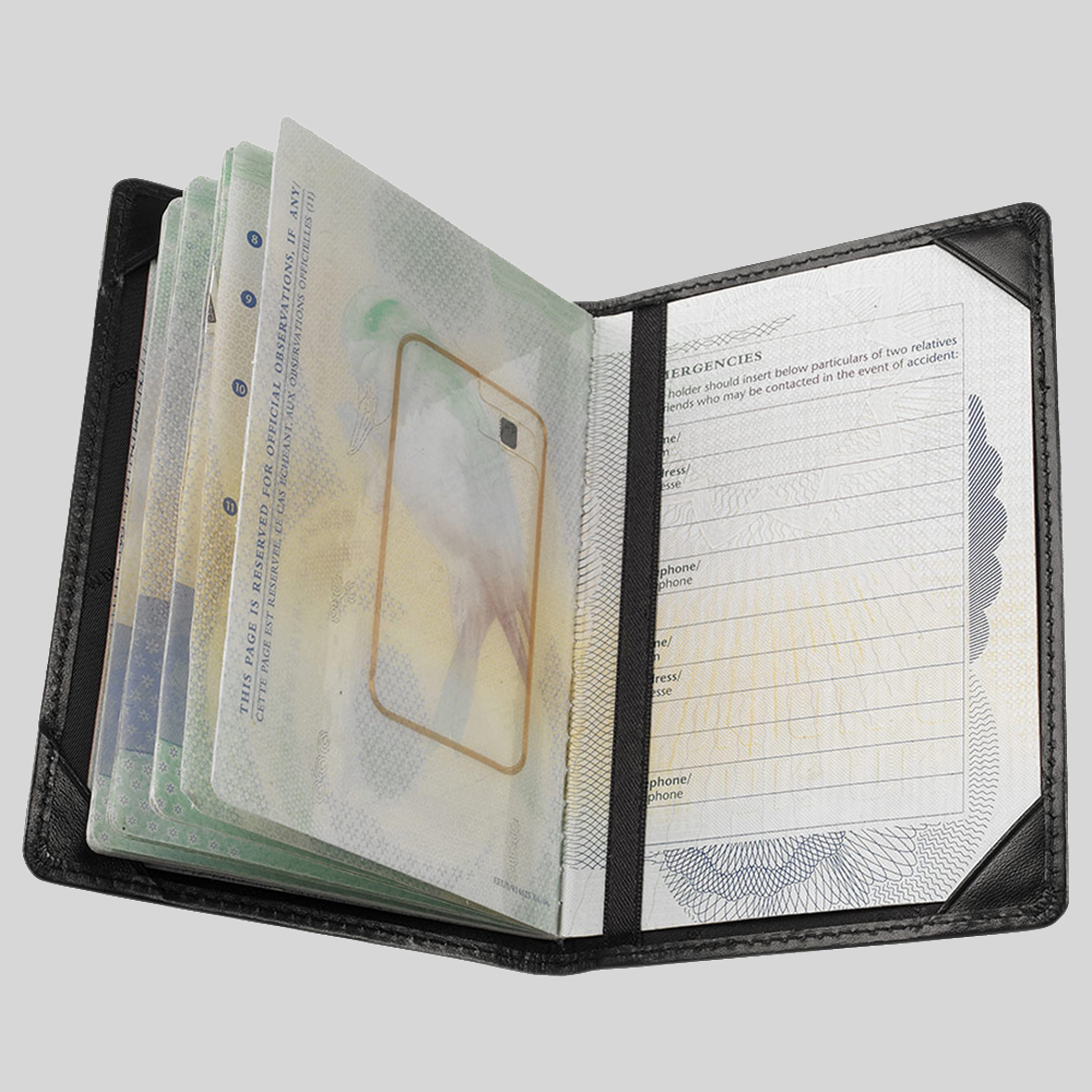 Classic Leather Passport Case
