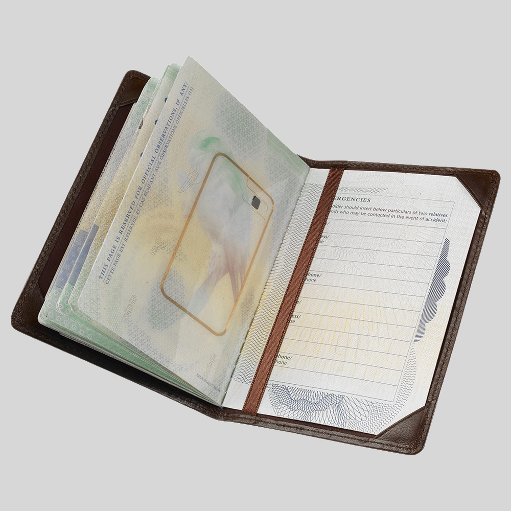 Classic Leather Passport Case