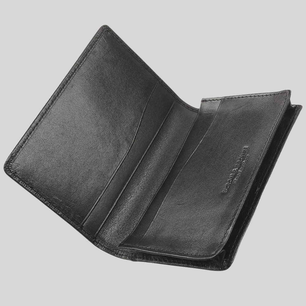 Leather Folding Business Card Case