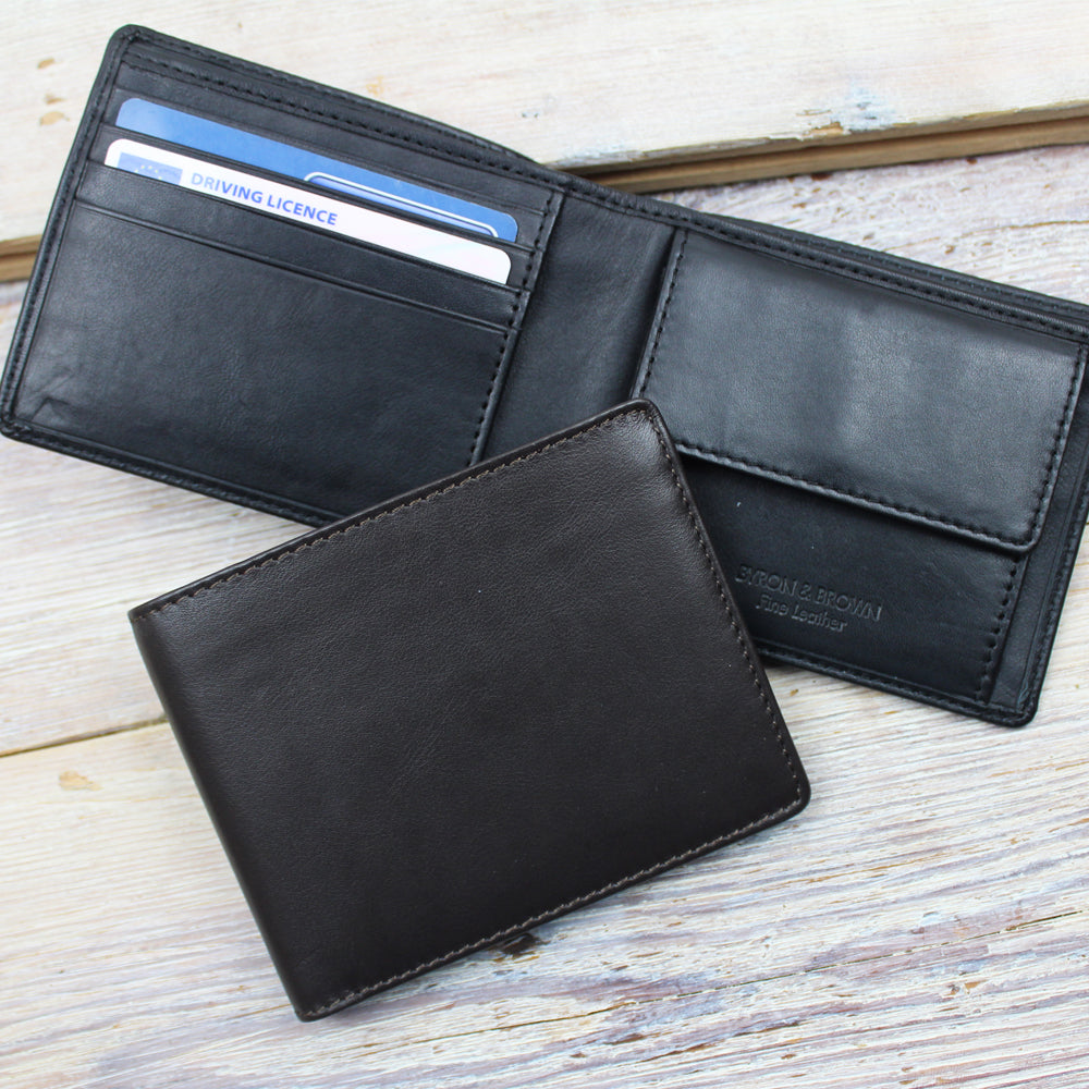 Soft Leather 4 Card and Coin Pocket Wallet