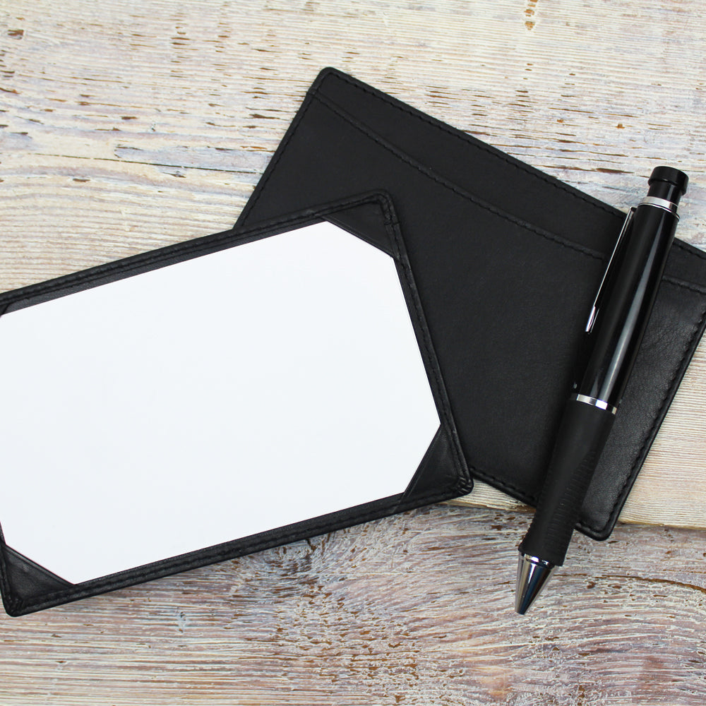 Small Soft Leather Jotter Notepad