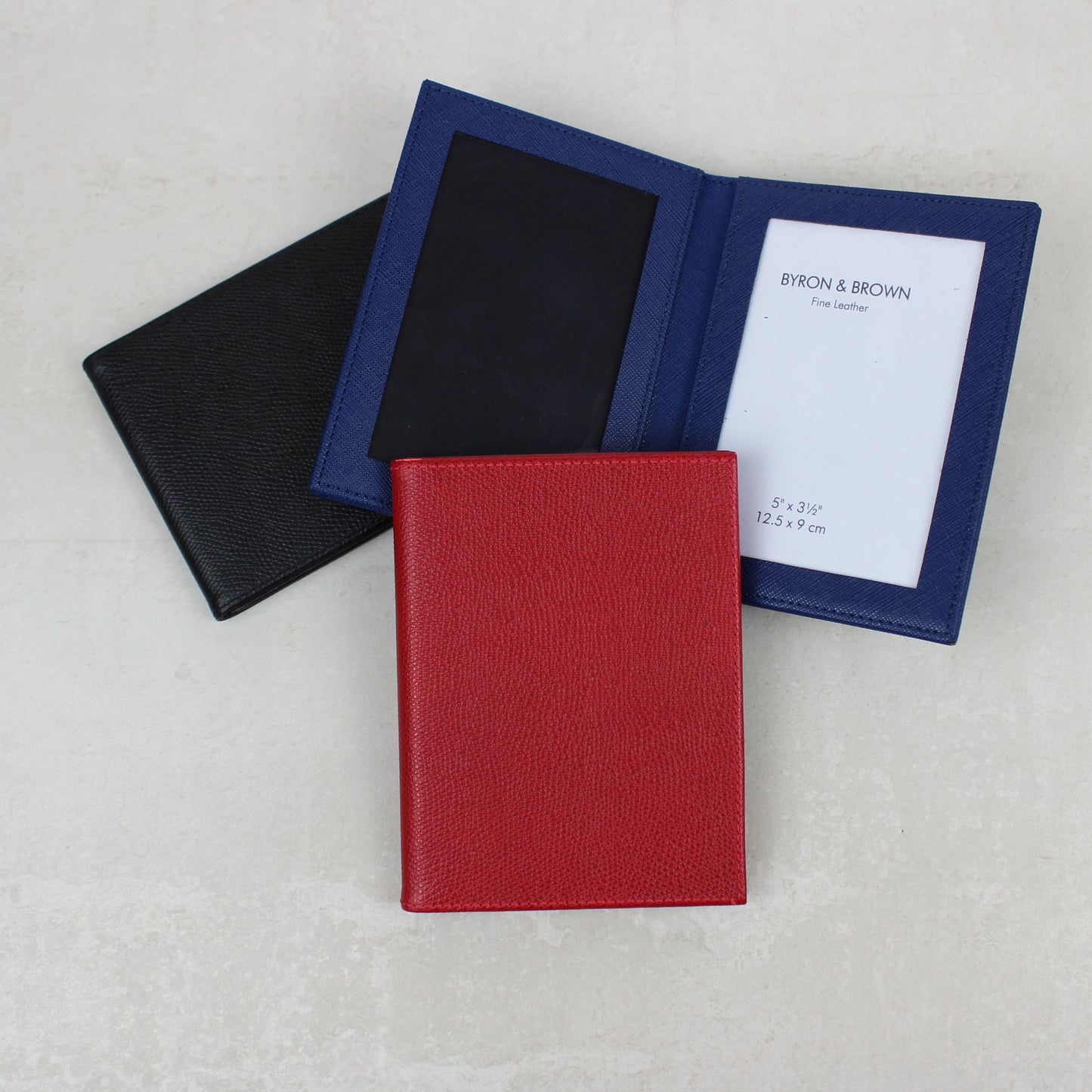 Premium Leather Folding Travel Photo Frame