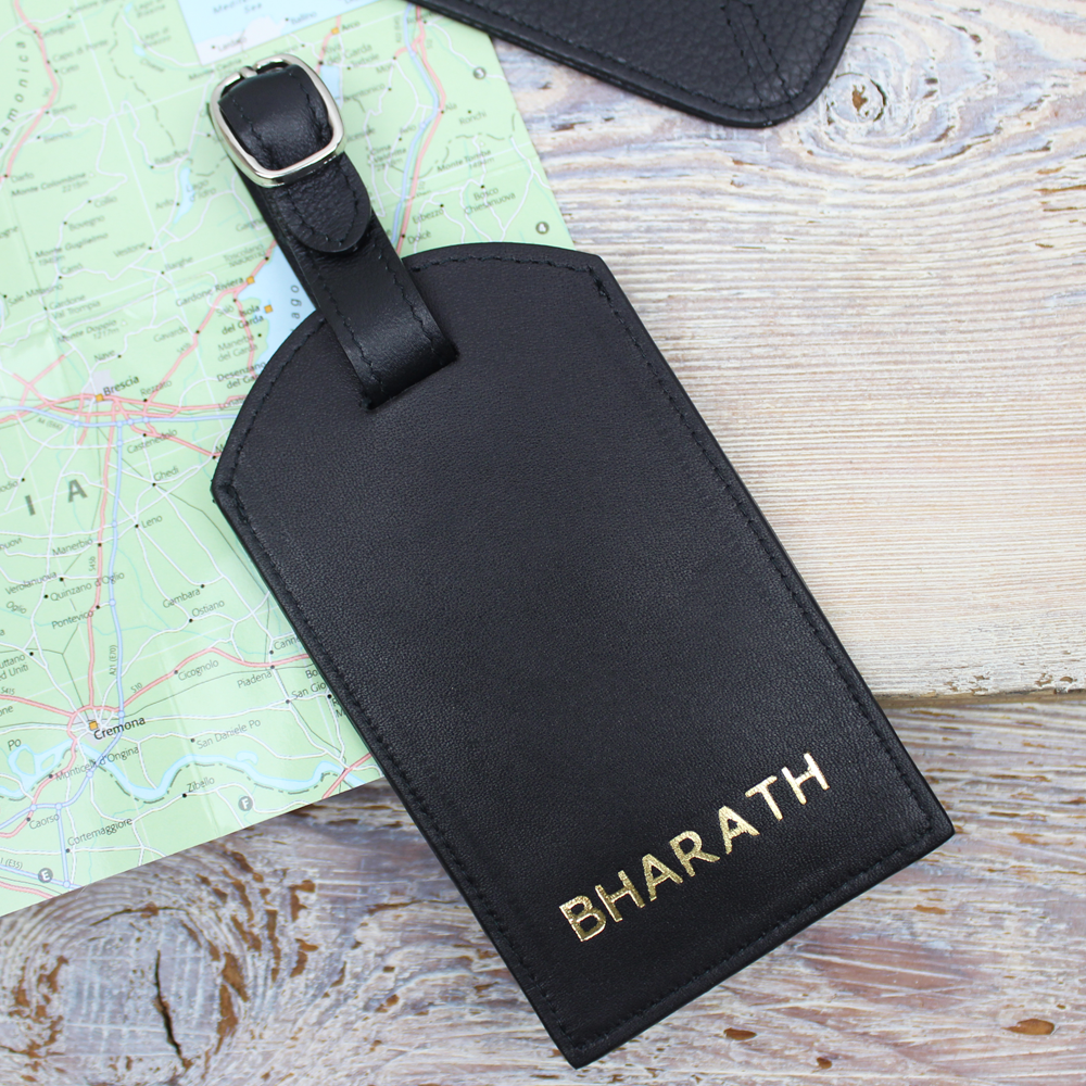 Classic Leather Luggage Tag