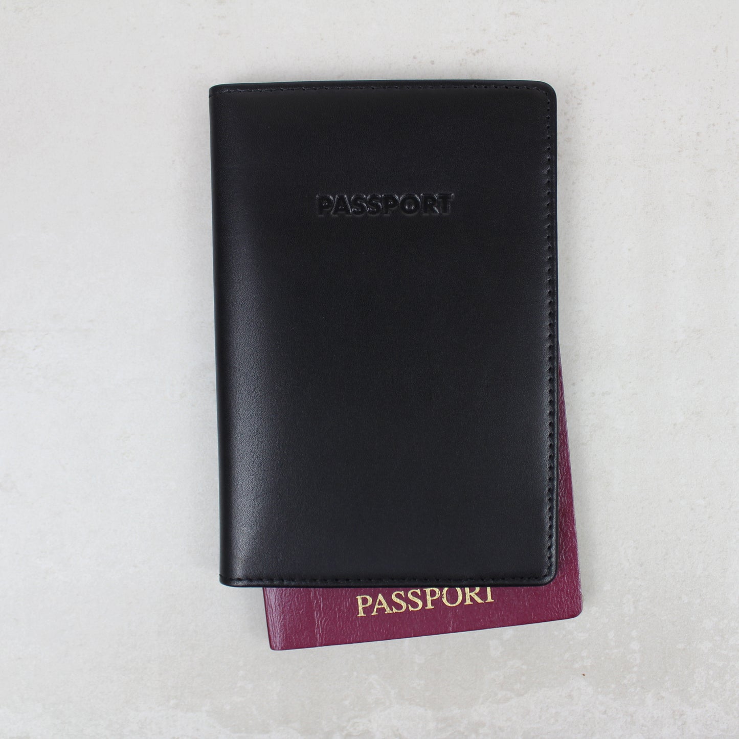 Classic Leather Passport Case
