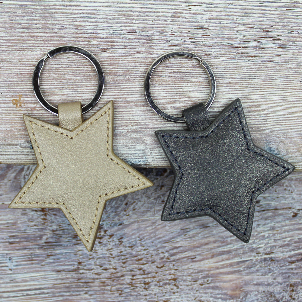 Pearlised Star Keyring