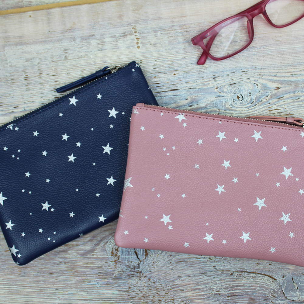 Star Print Pouch