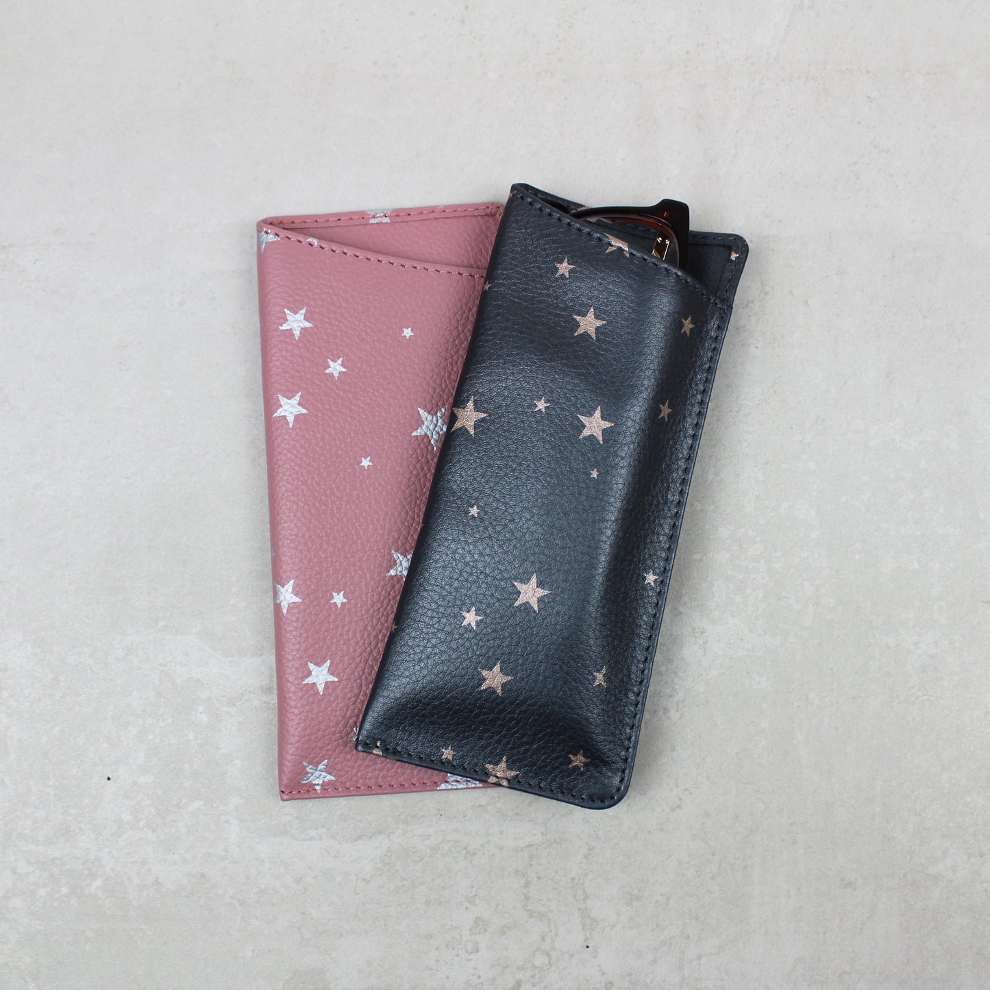 Star Print Large Glasses Case