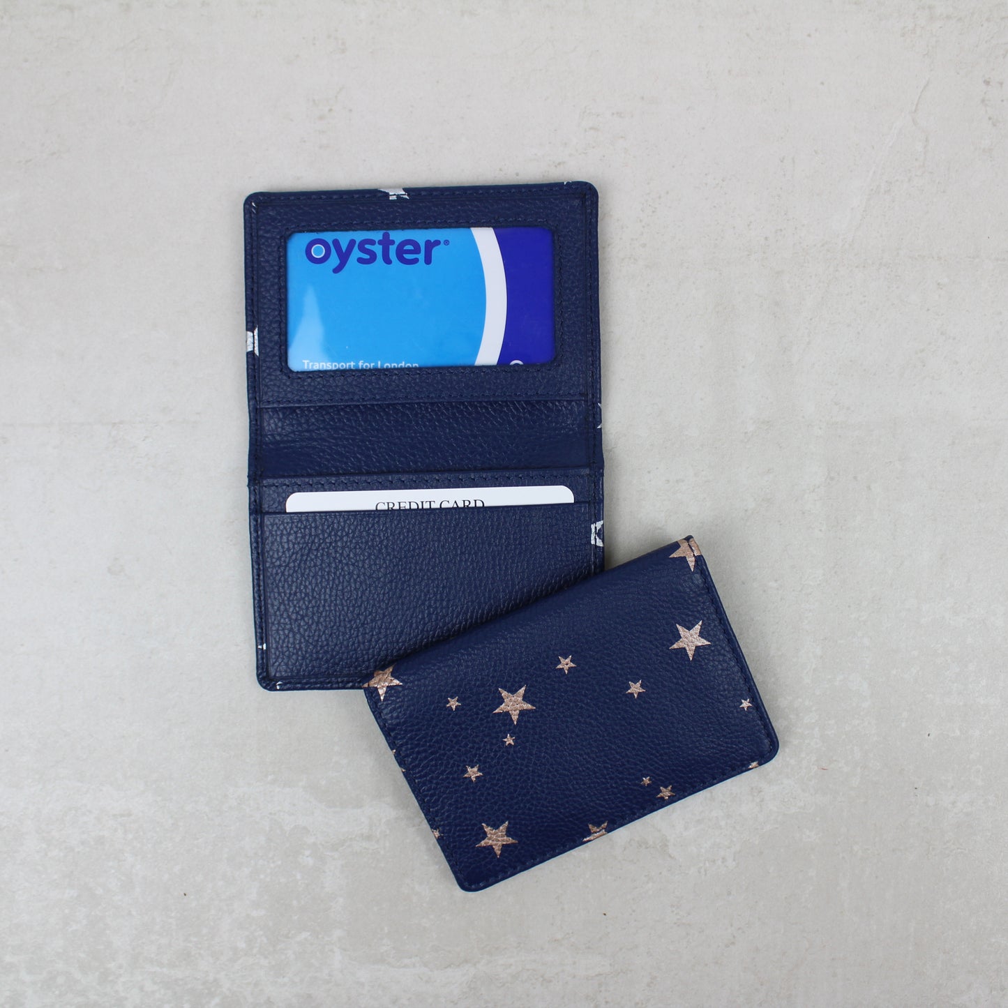 Star Print Travel Card Holder