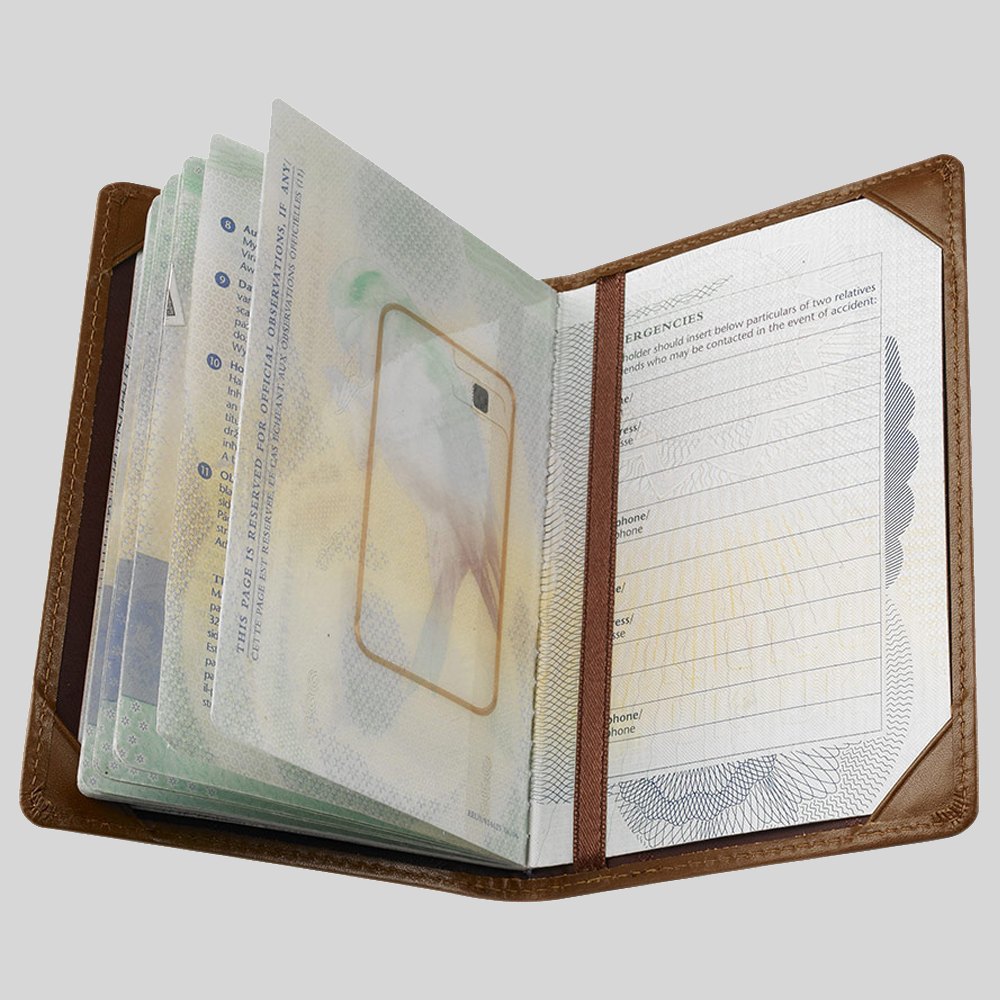 Classic Leather Passport Case