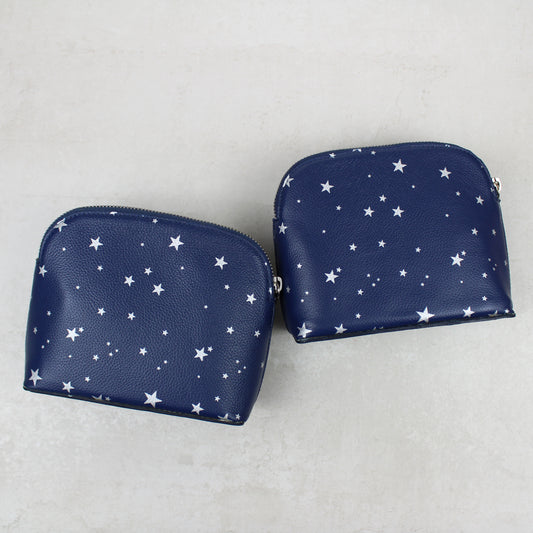 Star Print Cosmetic Bag