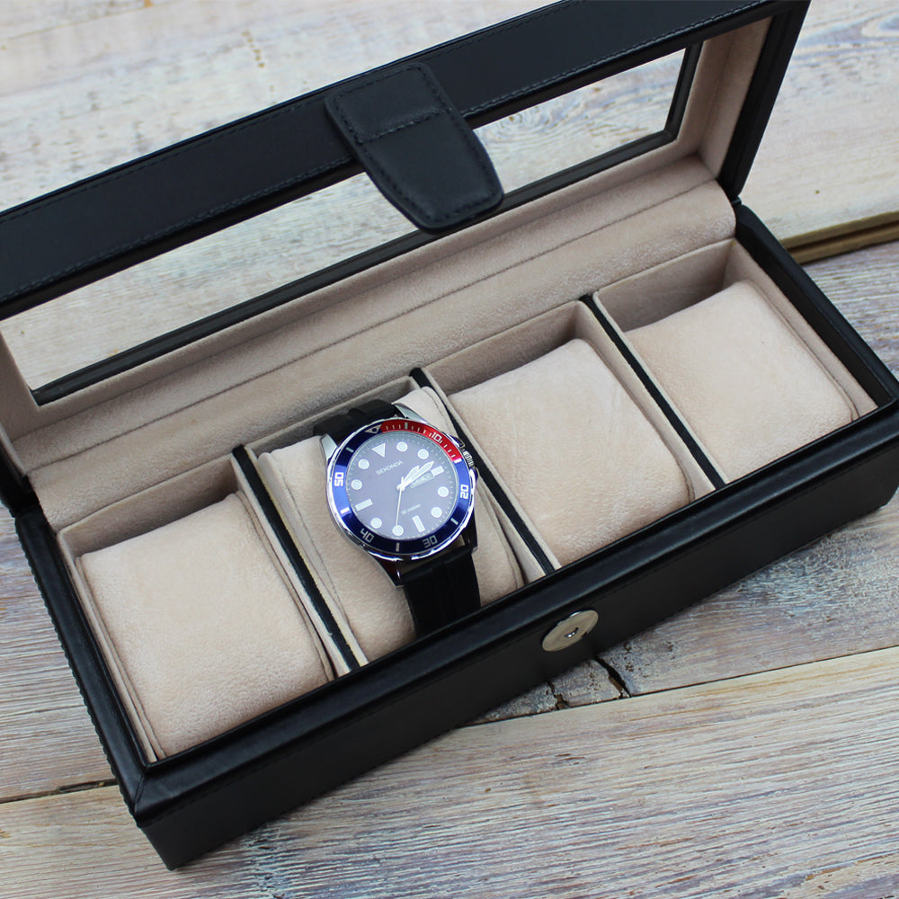 Luxury Leather Watch Box