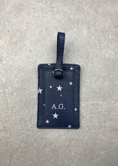 Outlet - Personalised Star Print Luggage Tag