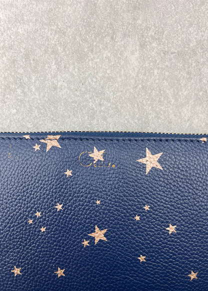 Outlet - Personalised Star Print Classic Zip Around Purse