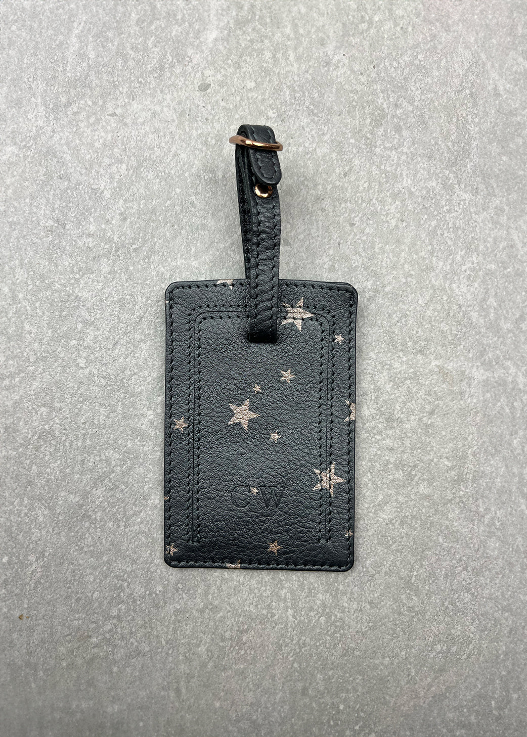 Outlet - Personalised Star Print Luggage Tag