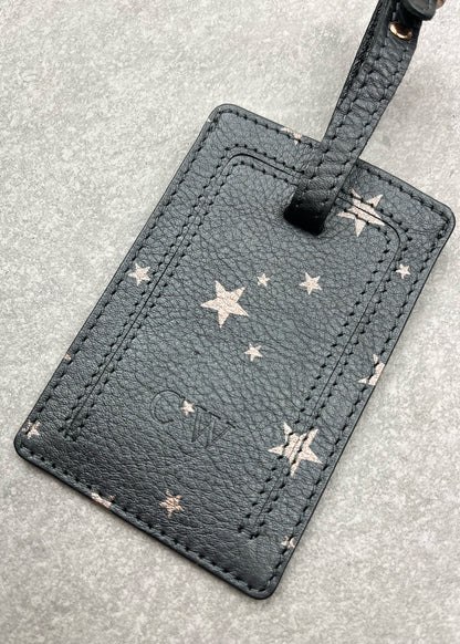 Outlet - Personalised Star Print Luggage Tag