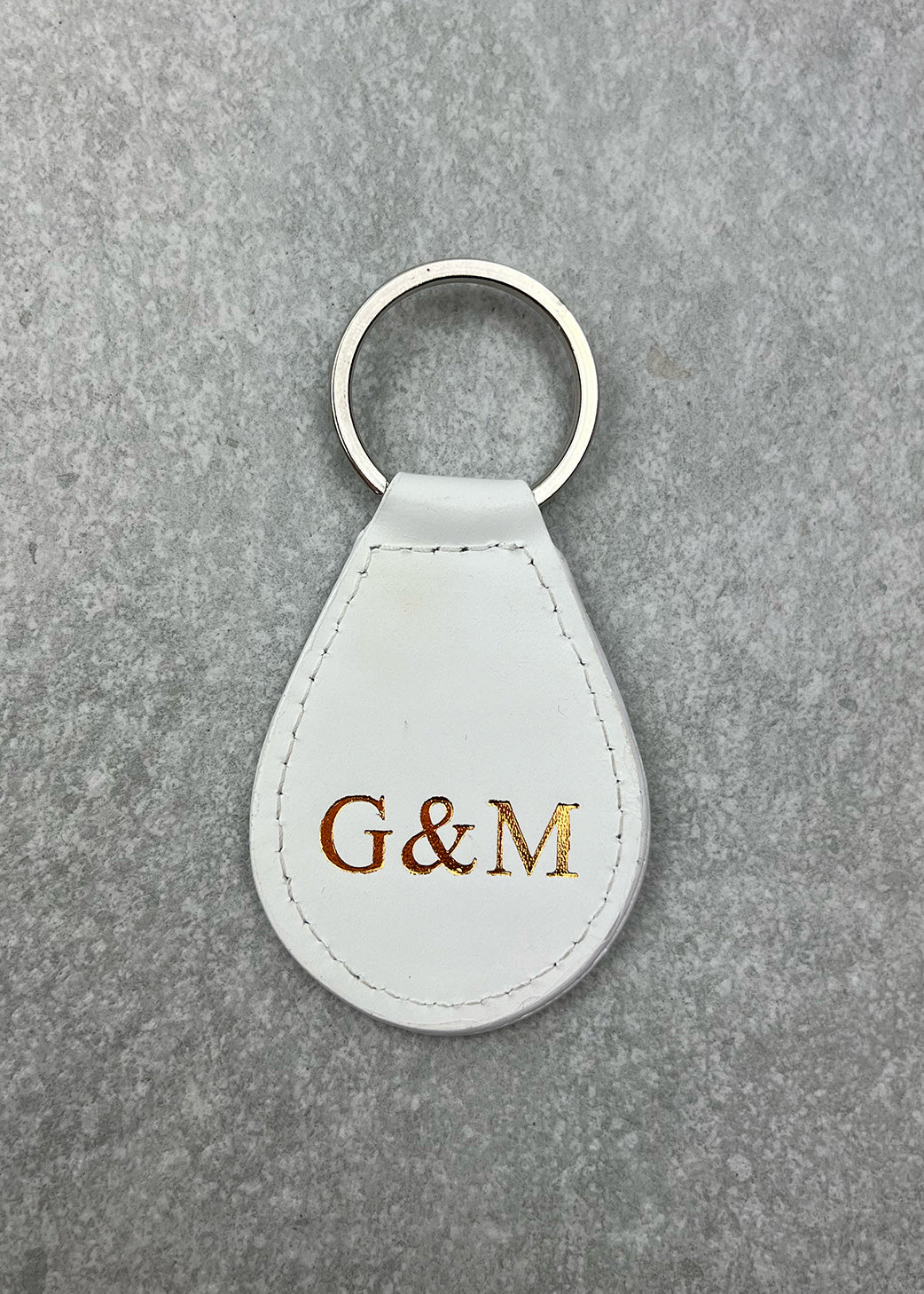 Outlet - Personalised Pear Shaped Keyring