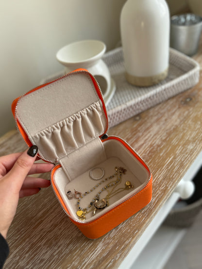 Mini Square Travel Jewellery Case