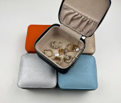 Mini Square Travel Jewellery Case