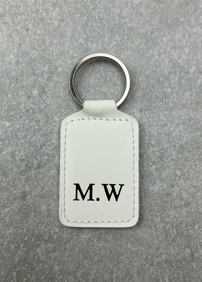 Outlet - Personalised Rectangular Keyring