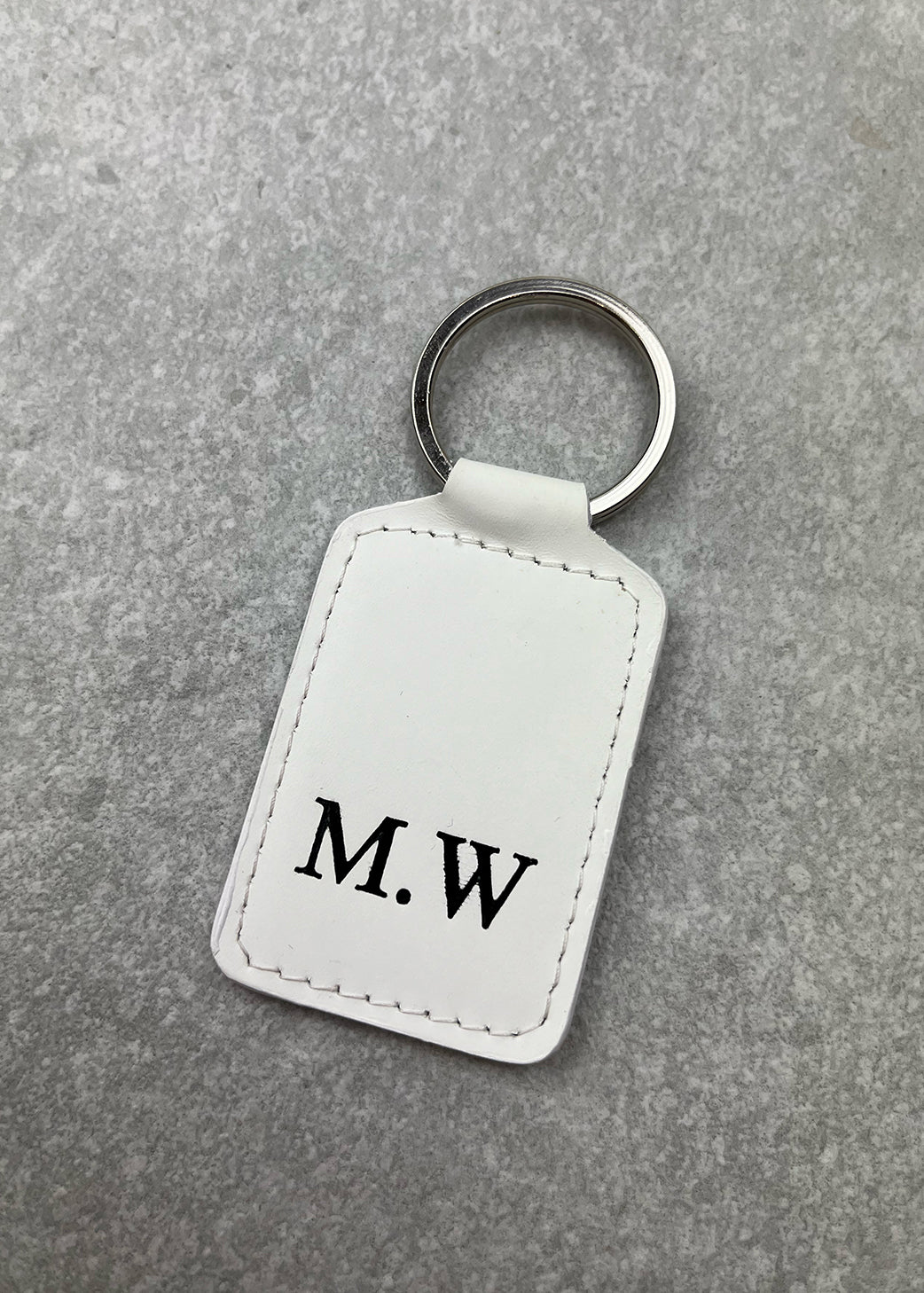 Outlet - Personalised Rectangular Keyring